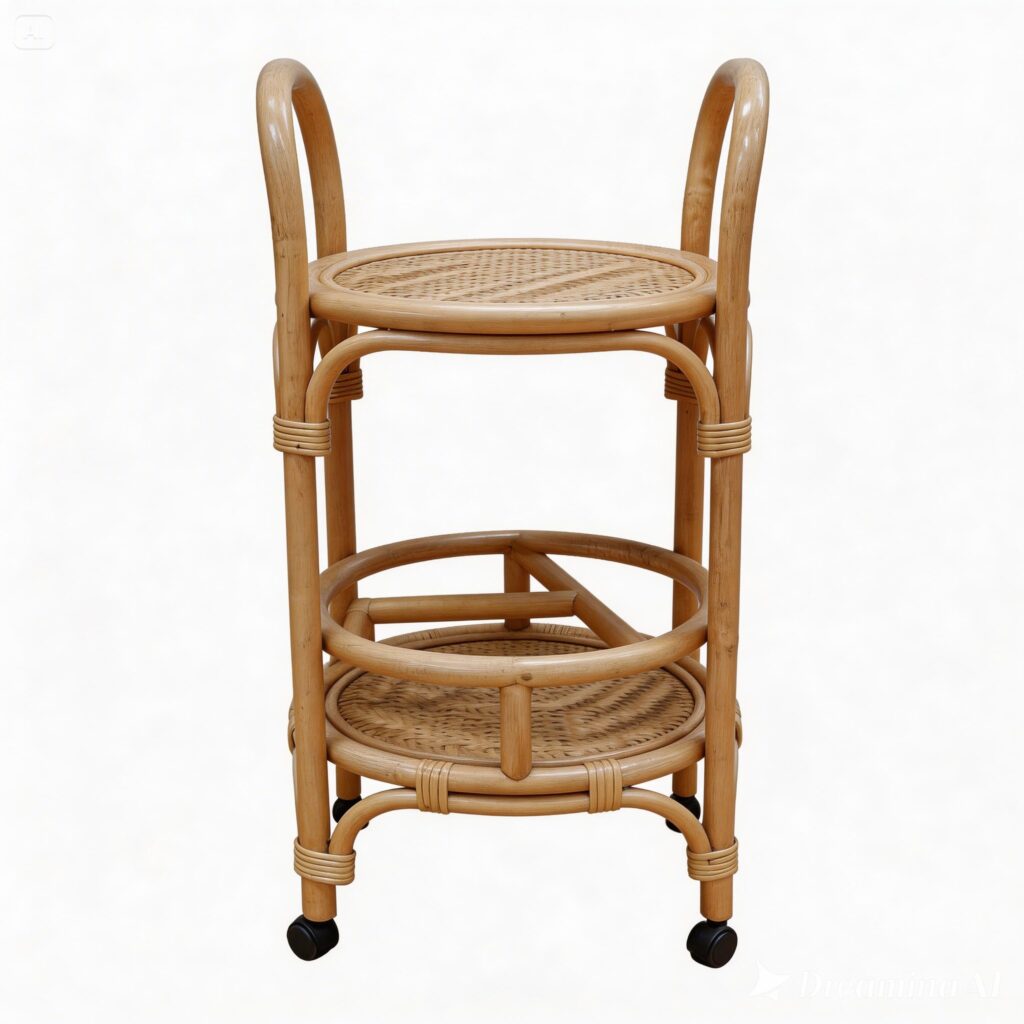 Trolly Rattan Round