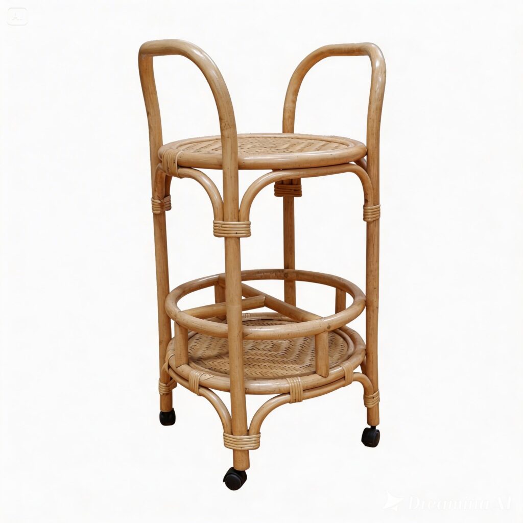 Trolly Rattan Round