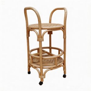 Trolly Rattan Round
