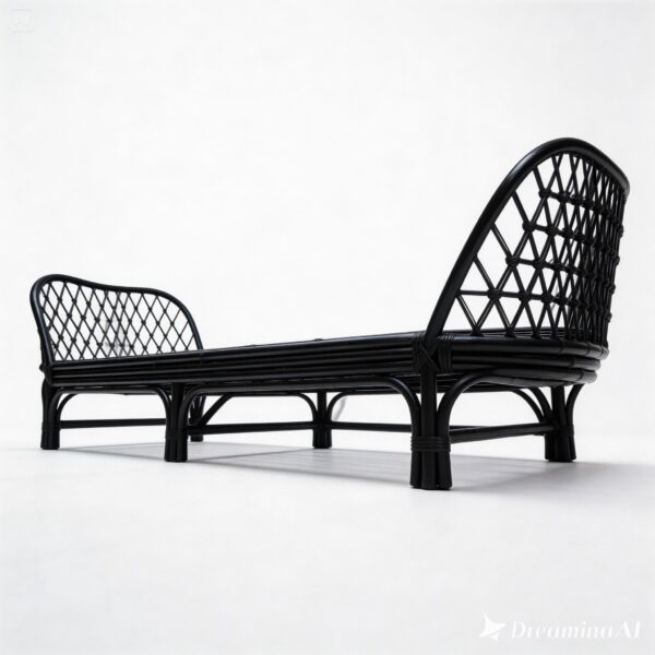 Kaliko Rattan Daybed Black