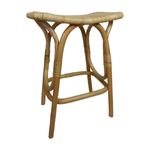 Saddle Stool Natural Rattan