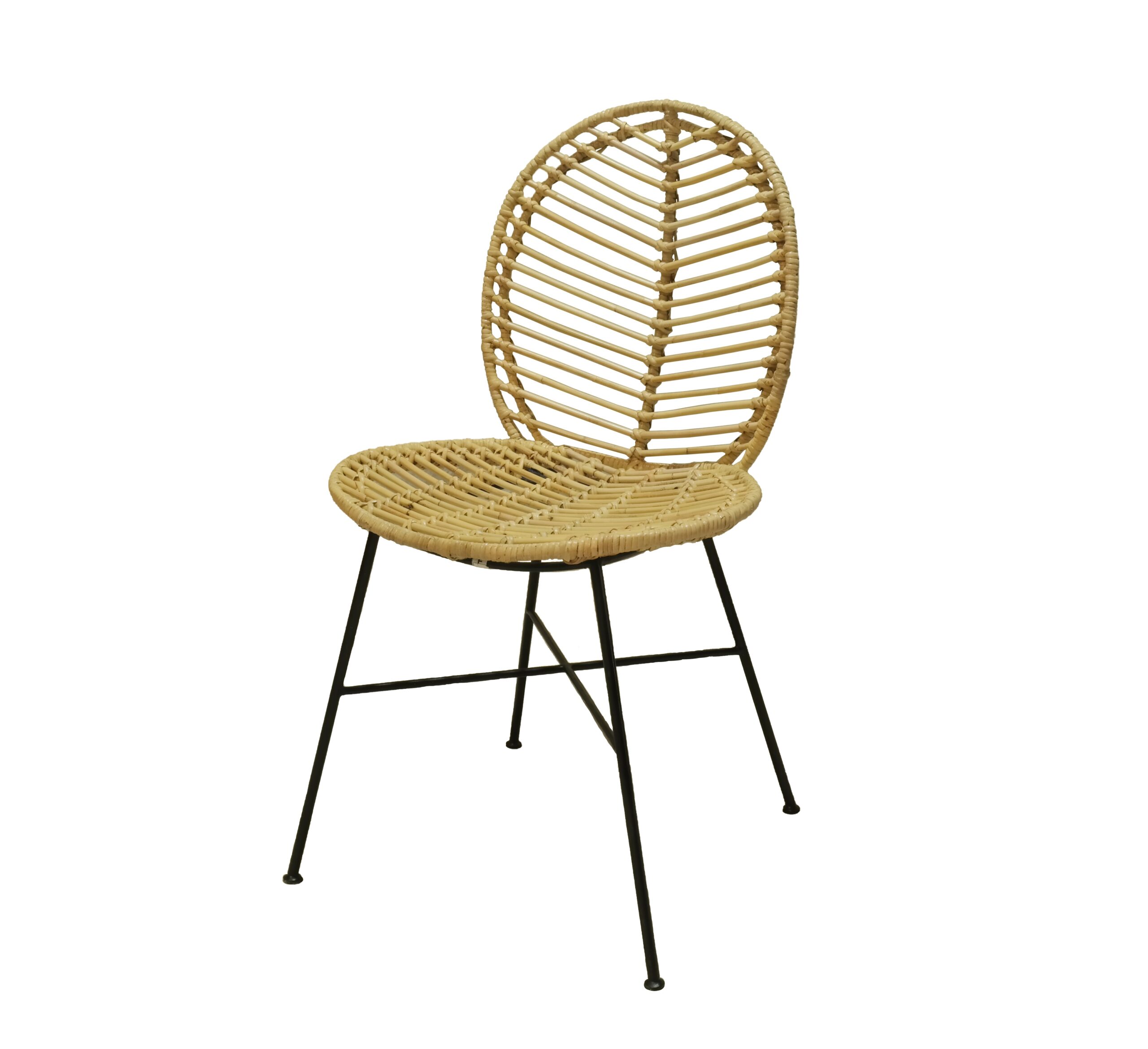 Rattan Chevron Chair - Gambar 1