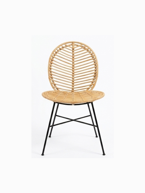 Rattan Chevron Chair