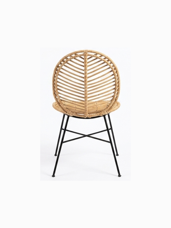 Rattan Chevron Chair